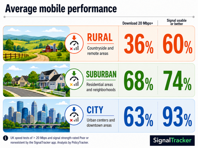 Average mobile performance